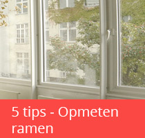 5 tips voor het opmeten van ramen