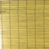 Bamboe vouwgordijn goudbruin detailfoto uitgevouwen voorkant